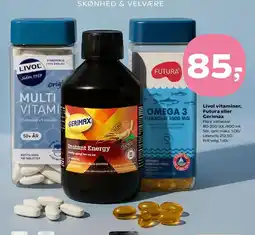 LIVOL vitaminer, Futura eller Gerimax