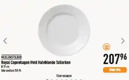 Imerco MEDLEMSTILBUD Royal Copenhagen Hvid Halvblonde Tallerken tilbud