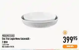 Imerco MEDLEMSTILBUD Eva Trio Legio Nova Salatskål - 2 dele tilbud