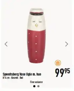 Imerco Speedtsberg Vase Ugle m. hue tilbud
