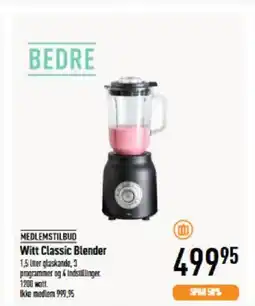 Imerco MEDLEMSTILBUD Witt Classic Blender tilbud