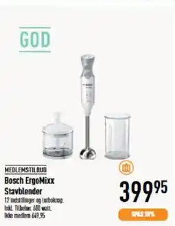 Imerco MEDLEMSTILBUD Bosch ErgoMixx Stavblender tilbud