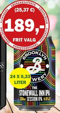Købmandsgården Brooklyn IPA tilbud
