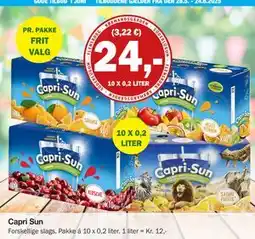 Købmandsgården Capri Sun tilbud