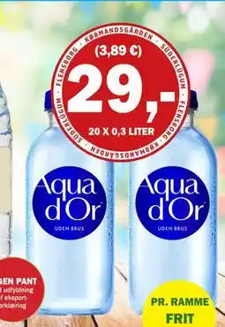 Købmandsgården Aqua Dor uden brus tilbud