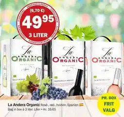 Købmandsgården La Andera Organic tilbud