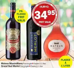 Købmandsgården Grand Sud Merlot tilbud