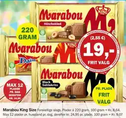 Købmandsgården Marabou King Size tilbud