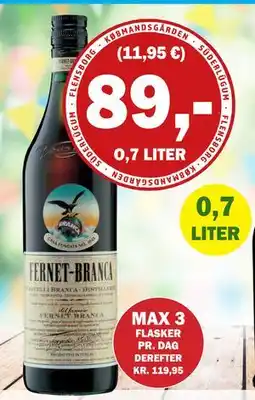 Købmandsgården Fernet-Branca tilbud