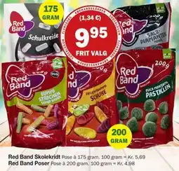 Købmandsgården Red Band Poser tilbud