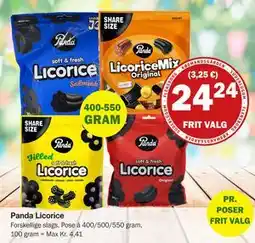 Købmandsgården Panda Licorice tilbud