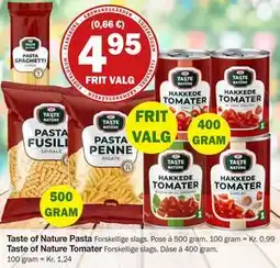 Købmandsgården Taste of Nature Pasta tilbud
