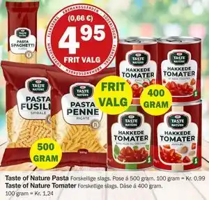 Købmandsgården Taste of Nature Pasta tilbud