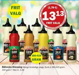 Købmandsgården Bähncke Dressing tilbud