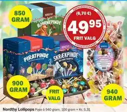 Købmandsgården Nordthy Lollipops tilbud