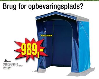 Harald Nyborg Opbevaringstelt tilbud