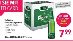 Citti Carlsberg Premium Lager Beer tilbud