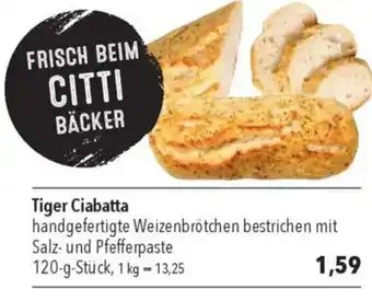 Citti Tiger Ciabatta tilbud
