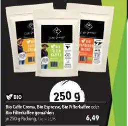 Citti Bio Caffè Crema, Bio Espresso, Bio Filterkaffee oder Bio Filterkaffee gemahlen tilbud