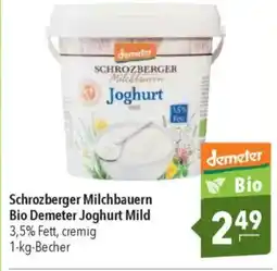 Citti Schrozberger Milchbauern Bio Demeter Joghurt Mild tilbud