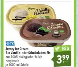 Citti Jersey Ice Cream Bio Vanille- oder Schokoladen-Eis tilbud