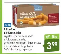Citti Followfood bio käse sticks tilbud