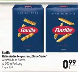 Citti Barilla Italienische Teigwaren „Blaue Serie" tilbud