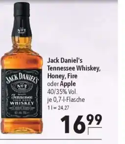 Citti Jack Daniel's Tennessee Whiskey, Honey, Fire oder Apple 40/35% Vol. tilbud