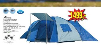 Harald Nyborg Maxi familietelt tilbud