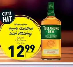 Citti Triple Distilled Irish Whiskey tilbud