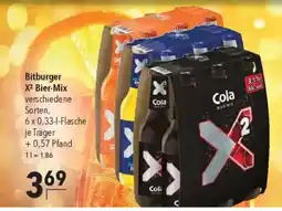Citti Bitburger X² Bier-Mix verschiedene tilbud