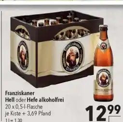Franziskaner Hell oder Hefe alkoholfrei