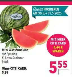 Citti Mini Wassermelone tilbud