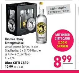 Thomas Henry Bittergetränke