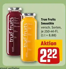 REWE DE True Fruits Smoothie versch. Sorten, tilbud