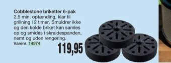 Harald Nyborg Cobblestone briketter 6-pak tilbud