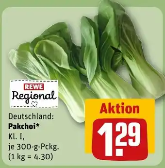 REWE DE Deutschland: Pakchoi* tilbud