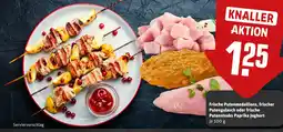 REWE DE Frische Putenmedaillons, frischer Putengulasch oder frische Putensteaks Paprika Joghurt je tilbud