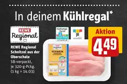 REWE DE REWE Regional Schnitzel aus der Oberschale tilbud