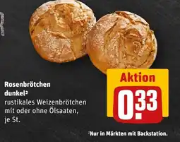 REWE DE Rosenbrötchen dunkel² tilbud