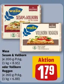 REWE DE Wasa Sesam & Vollkorn tilbud
