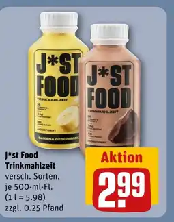 REWE DE J*st Food Trinkmahlzeit tilbud