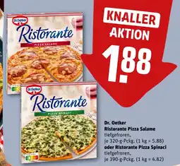 REWE DE Dr. Oetker Ristorante Pizza Salame tiefgefroren, tilbud