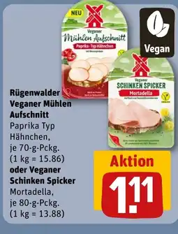 REWE DE Rügenwalder Veganer Mühlen tilbud
