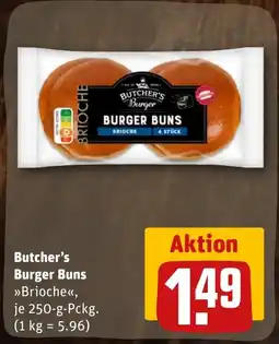 REWE DE Butcher's Burger Buns >>Brioche<<, tilbud
