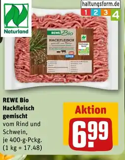 REWE DE REWE Bio Hackfleisch gemischt tilbud
