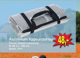 Harald Nyborg Aluminium liggeunderlag tilbud