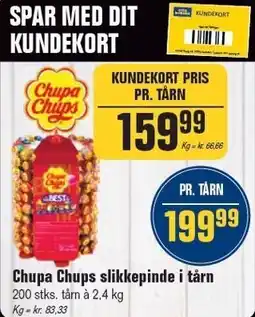 Otto Duborg Chupa Chups slikkepinde i tårn tilbud