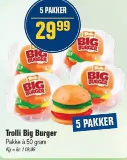 Otto Duborg Trolli Big Burger - 5 PAKKER tilbud