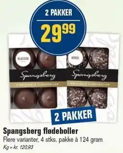 Otto Duborg Spangsberg flødeboller - 2 PAKKER tilbud